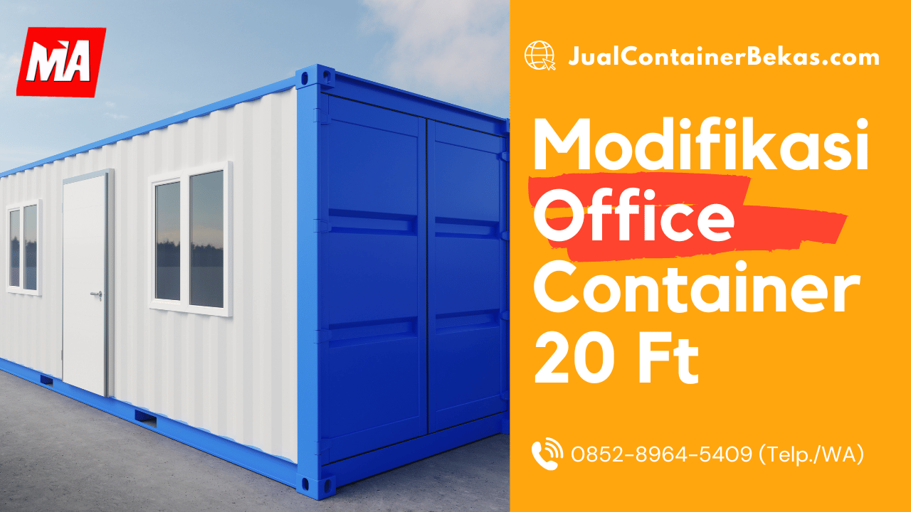Modifikasi Office Container 20 Ft (1)