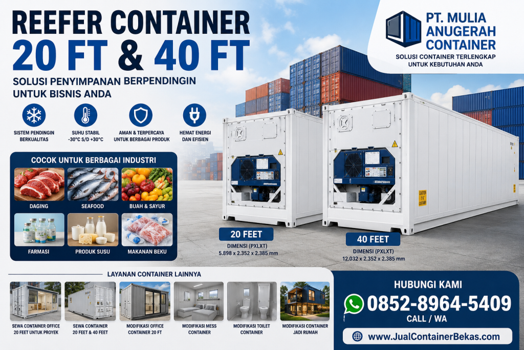 Reefer Container 20 Ft & 40 Ft