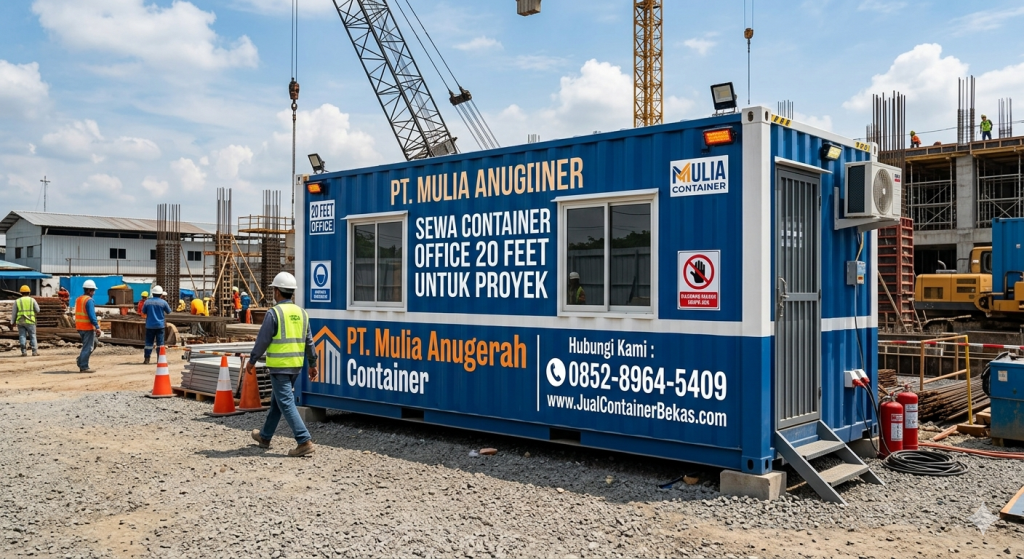 Sewa Container Office 20 Feet untuk Proyek