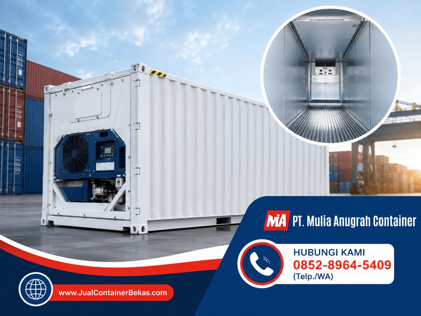 Harga Sewa Reefer Container 20 Feet