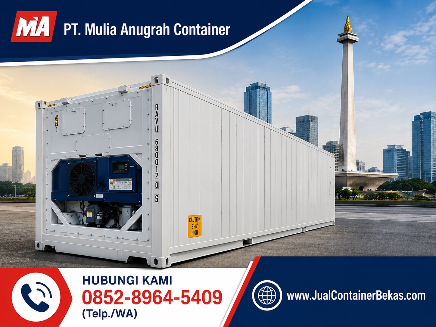 Sewa Container Reefer di Jakarta