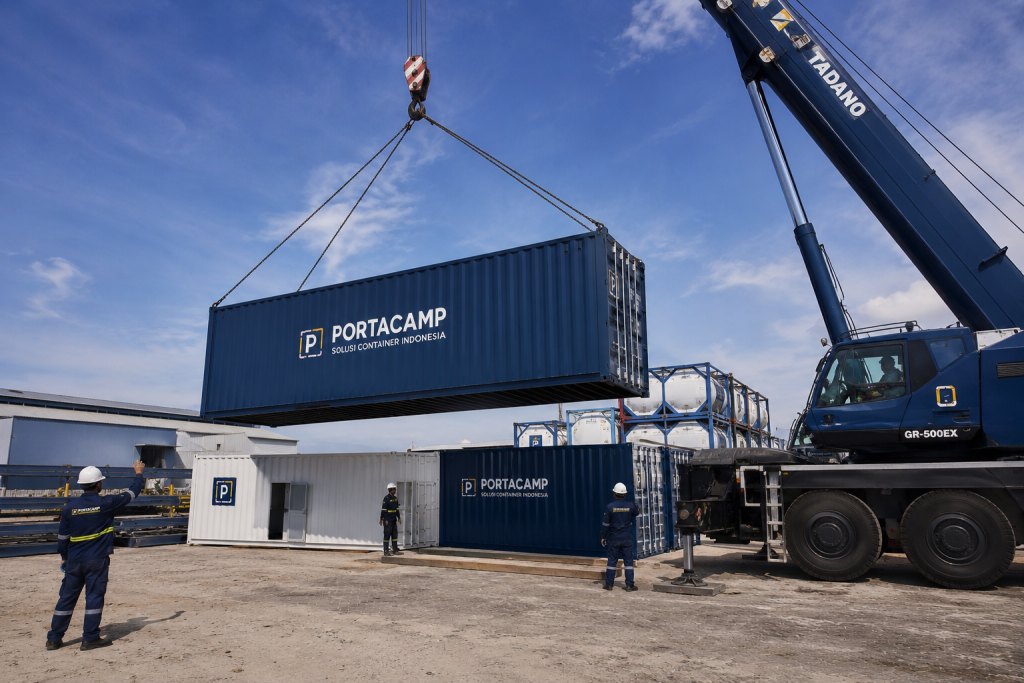 sewa beli portacamp container pt mulia anugrah container